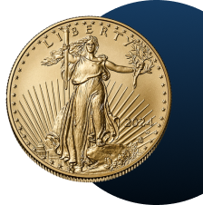 2024 Gold American Eagle MS70 Burnished coin